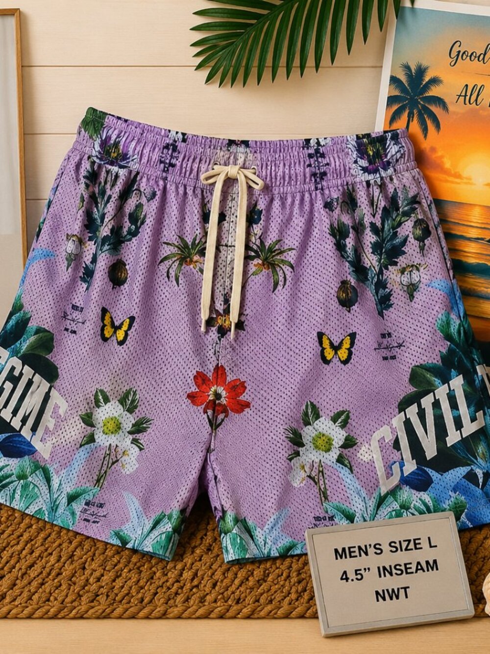 Civil Regime Men's shorts size L NWT
